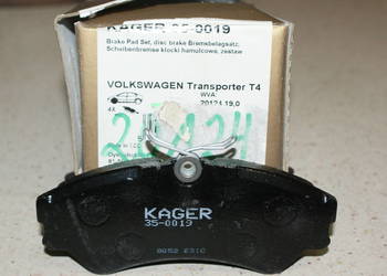 35-0019 Klocek hamulcowy kpl. przód VW TRANSPORTER IV 1.8-2.