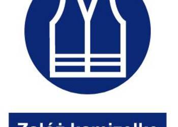 Naklejka BHP Załóż kamizelkę odblaskową ZNO-14