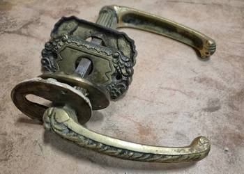 Stara mosiężna klamka antyk