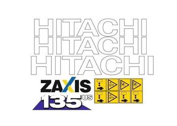 Naklejki oklejenie naklejka - HITACHI ZAXIS 135US Zamiennik