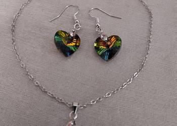 Kolczyki ,naszyjnik, svarowski