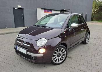 Fiat 500 Lounge 1.2 Benz Automat Klima Navi Kamera Chrom w Kraju