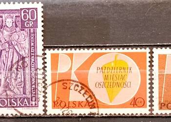 L Znaczki polskie rok 1961 III kwartał