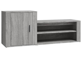 Szafka na buty szary dąb sonoma 130x35x54 cm WM-816750