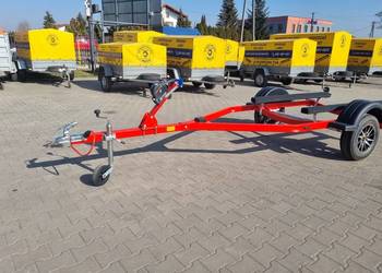 Przyczepa pod skuter Czerwona Led bez zdejmowania belki od Producenta