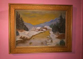 Obraz olejny Mateja 10,12 1952r.