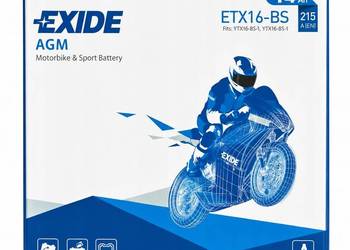 Akumulator EXIDE ETX16-BS 12V 14Ah 215A