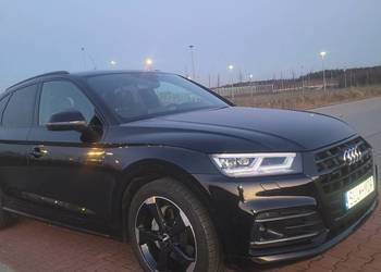 Audi q5 Black Edition +S  line pneumatyka  2018 2.0 tdi 190km salon polska.