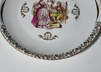 Talerz Porcelana Francuska Scenka