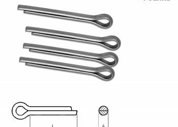 Zawleczki proste DIN94 3x50mm  04327