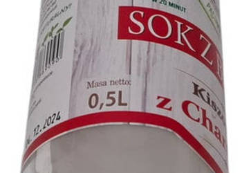 Butelka z plastikową nakrętką, 0,5L, 6,7x25,3cm (Kreatywne, szkło)