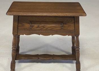 Stylowa debowa szafka komoda z szufladą