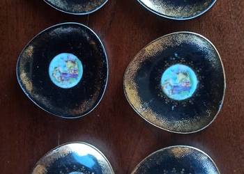 Konfiturowki, 6 sztuk. Scenki antyczne.  Bez sygnatury.   Ce