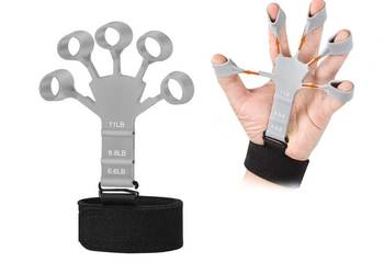 Finger Gripper sprzęt do ćwiczenia rąk | Szary