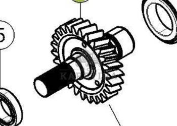 Claas Axion 870 Wałek Przekładni Skrzyni Biegów 0011707040 0011706720 00 1…
