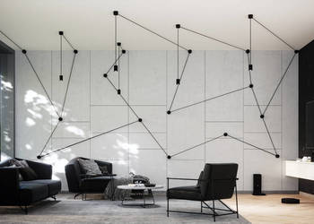 Nowoczesna lampa do salonu ZARA MAXI