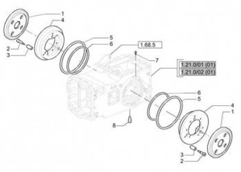 New Holland T6010 T6070 Tarcza hamulcowa 5191497