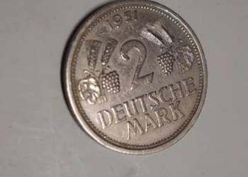 moneta Niemcy - 2 marki - 1951r.J (K50)