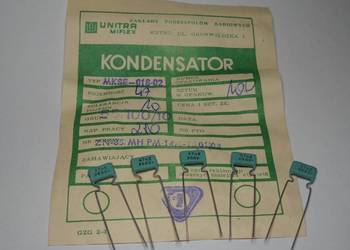 Kondensator 47nF 250V MKSE-018-02 Unitra MIFLEX