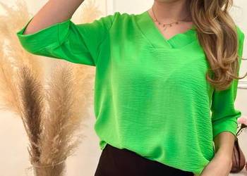 Bluzka TOP Kasia Styl LIMONKA 4XL (48) -132 biust