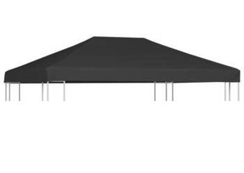 vidaXL Zadaszenie altany ogrodowej, 310 g/m², 4 x 3 m, szare(sku44787)