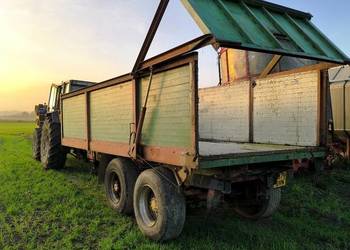 Przyczepa tandem do zboża 18t wywrotka