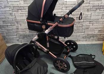 Wózek nowy 3w1 gondola spacerówka fotelik Kesser