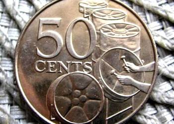 Trynidad i Tabago 50Centów 2003r - Ładna