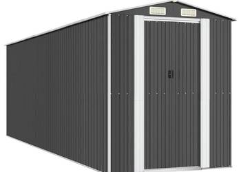 vidaXL Szopa ogrodowa, antracytowa, 192x606x223 cm(SKU:3147454)