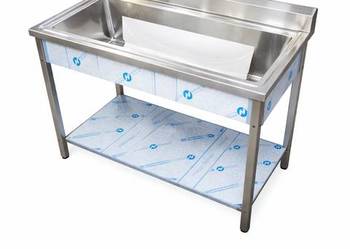 Basen gastronomiczny 150x60x85 z półką