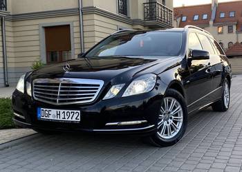 Mercedes E300CDI 231KM Elegance 2011r. BiXenon, Skóry, Navi, Zadbany 1WŁ