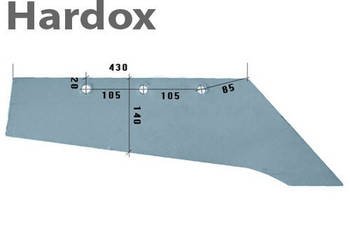 Lemiesz HARDOX 3333812/P M24SR M22AR części do pługa LEMKEN