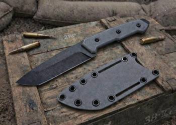 Nóż "Kadaffy Gray Cat" Ręcznie Robiony Bushcraft Custom Knifemaking