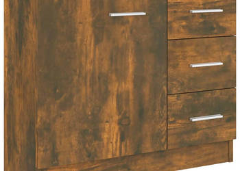 Szafka pod umywalkę przydymiony dąb 63x30x54 cm WM-815630