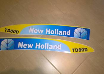 Naklejki New Holland TD80D i serii TD