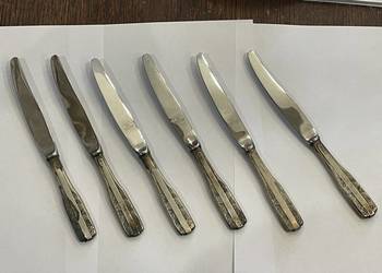Zestaw 6 noży model Wschodni Hefra, srebro 800, 468 g