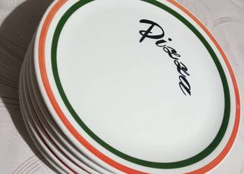 Zabytkowe talerze do pizzy CERAMICA TERNANA Made in Italy 6 szt
