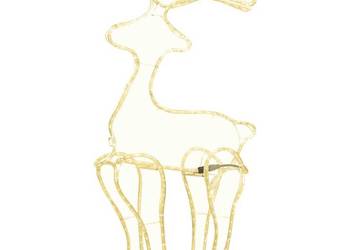 vidaXL Świąteczna dekoracja, renifer z siatki, 306 LED（SKU:289976）