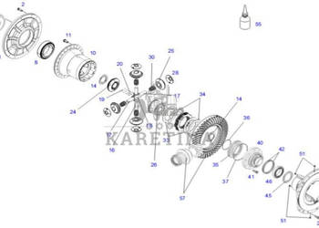 Fendt 930 933 936 939 942 Vario Gen 6 Obudowa Mechanizmu Różnicowego Obudo…