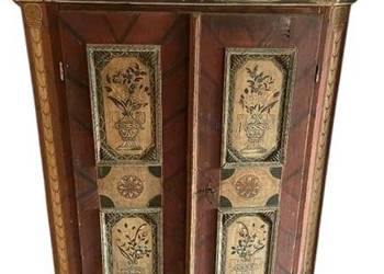 Antyczna szafa z 1809 roku - oryginał, ręcznie zdobiona