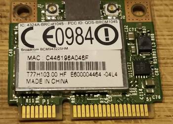 Acer Aspire 5741G - Karta WiFi