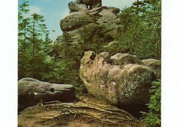 GÓRY STOŁOWE FORMA SKALNA DIABELSKI PIEC