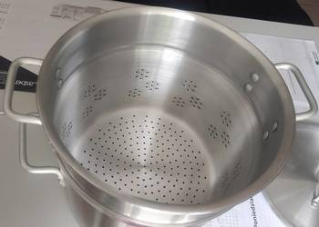 Garnek z wkładem i pokrywką aluminiowy 13l