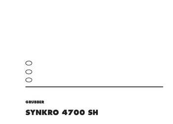 PÖTTINGER  Synkro SH instrukcja , katalog