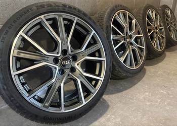 19 cali Audi A4 A5 A6 quattro 5x112 ET30 8.5J felgi koła komplet