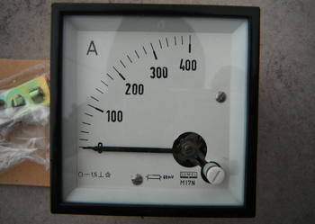 Amperomierz analogowy 400A Lumel M17N Nowe miernik tablicowy
