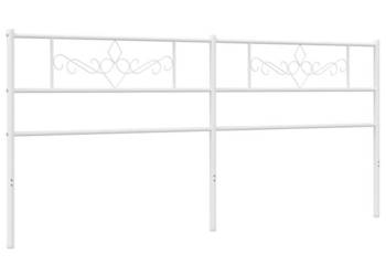 Metalowe wezgłowie białe 193 cm WM-355353