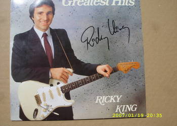 Pop, plyta LP ; RICKY KING--GREATEST HITS ; CBS.