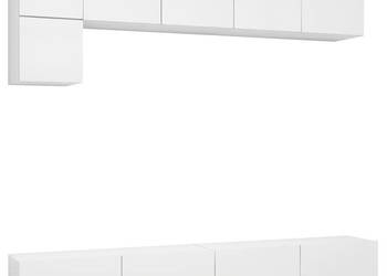 5-cz. zestaw szafek TV biały materiał drewnopochodny WM-3078694