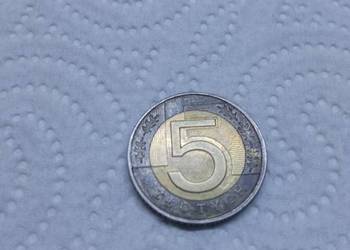 Sprzedam monetę 5 zł defekt